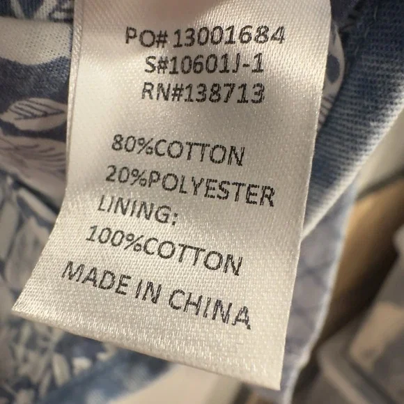 Doe & Rae Denim Look Quilted Shacket with Floral Lining | Women's M | NWOT - Picture 5 of 12